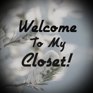 Welcome to my closet!